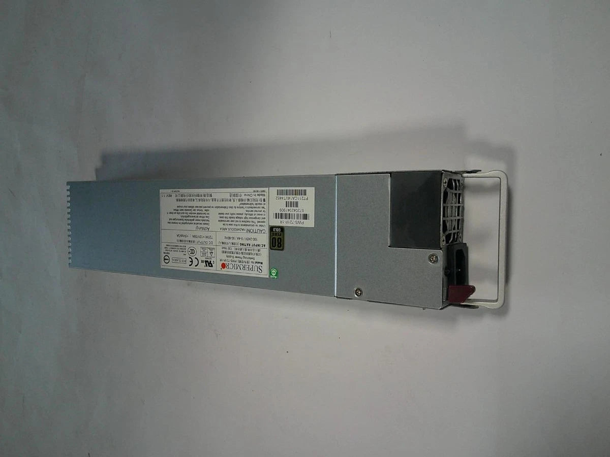 SuperMicro PWS-721P-1R 720W Switching Power Supply 80 Plus Gold|396795496370