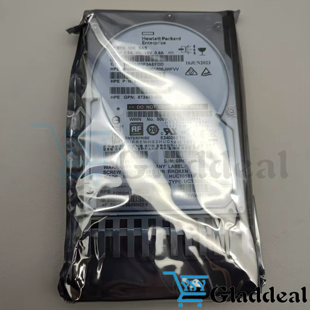New J9F49A 787649-001 HPE MSA 1.8TB 2.5" SAS 10K 12G SFF BC HDD Hard Drive