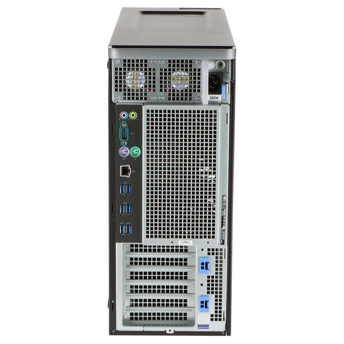 6CORE Dell Precision T5820 W-2133 3.60GHz 128GB DDR4 256GB NVMe SSD-2TB SATA 3.5