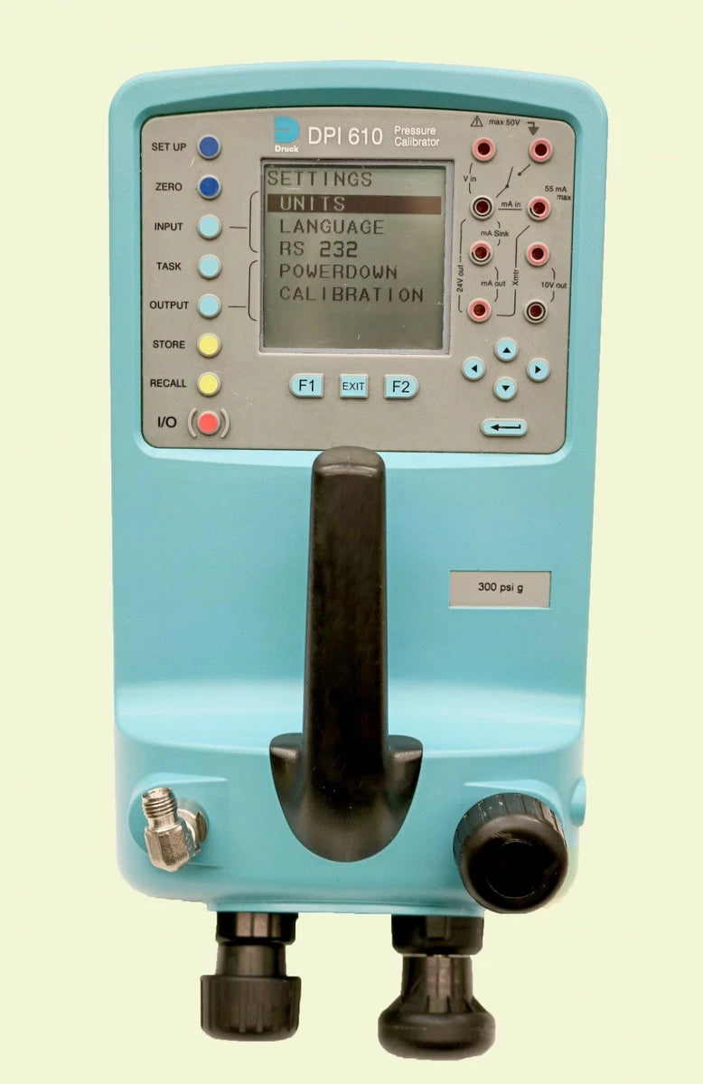 Druck DPI 610 Portable Digital Pressure Calibrator