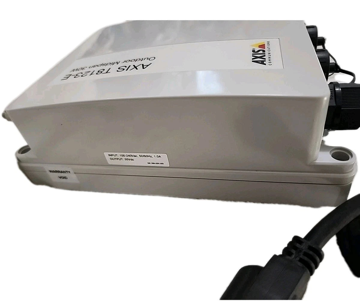 AXIS T8123-E Outdoor Midspan Power Supply 30W Outdoor POE Injector
