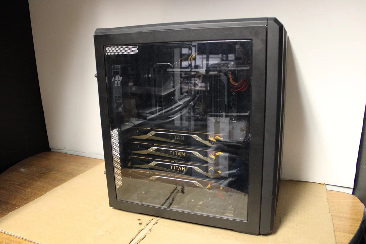 Amax AX10000 AI/HPC/Deep Learning 4x Nvidia Titan V Volta 18-Core W-2295 64Gb