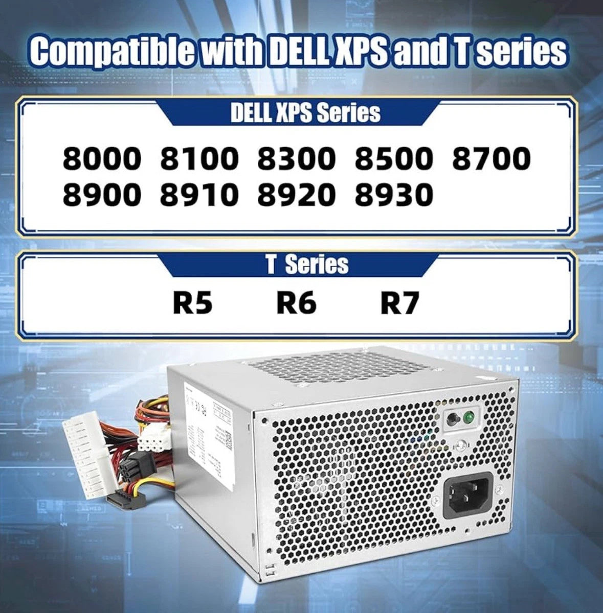 For DELL XPS 8910 8920 8300 8500 8700 8900 R5 460W PSU Power Supply D460AM-03 US