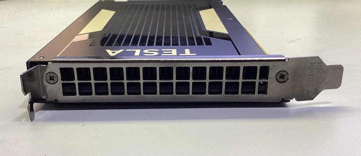 Tesla NVIDIA V100 16GB FHHL PCIE 1290 MHz 5120 Cores **Best for AI/ML** See Pics