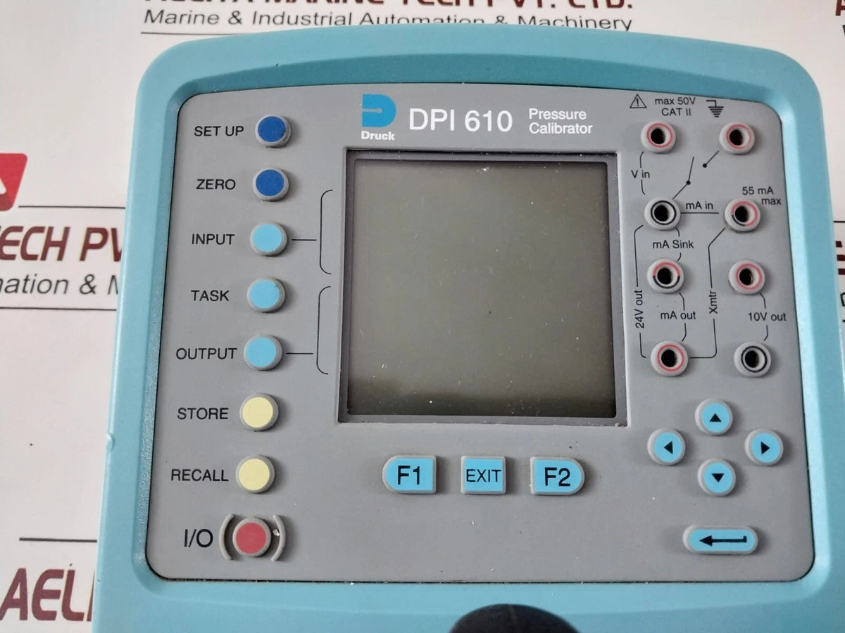 DRUCK DPI 610 Pressure Calibrator 10-15V 0.8W 40-0001-00912-Z (Not Working