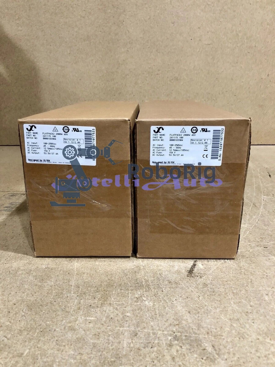 NEW 1PCS ELTEK FLATPACK2 2000W 48V RECTIFIER 241115.100 Rev 4.1|317125290185