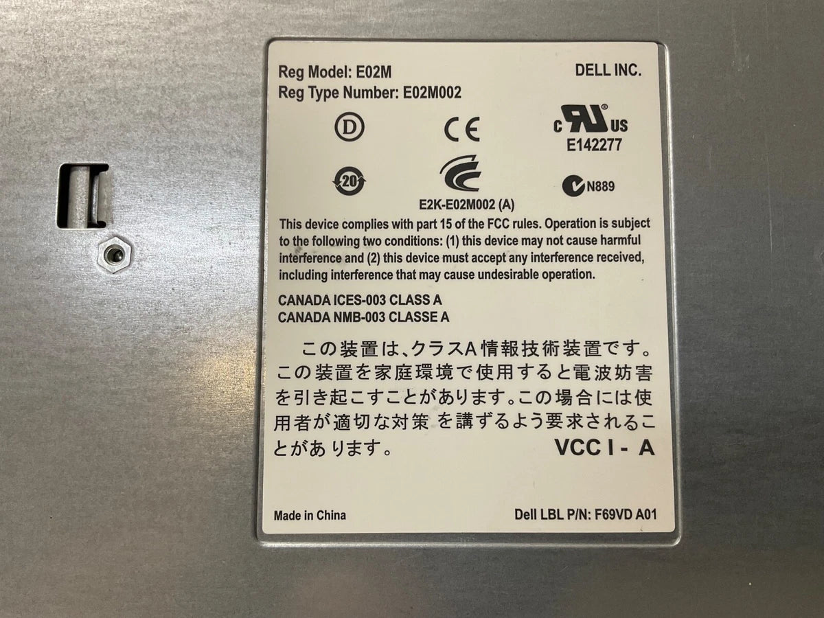 DELL PowerVault Controller module model E02M type E02M002 MD32 Series