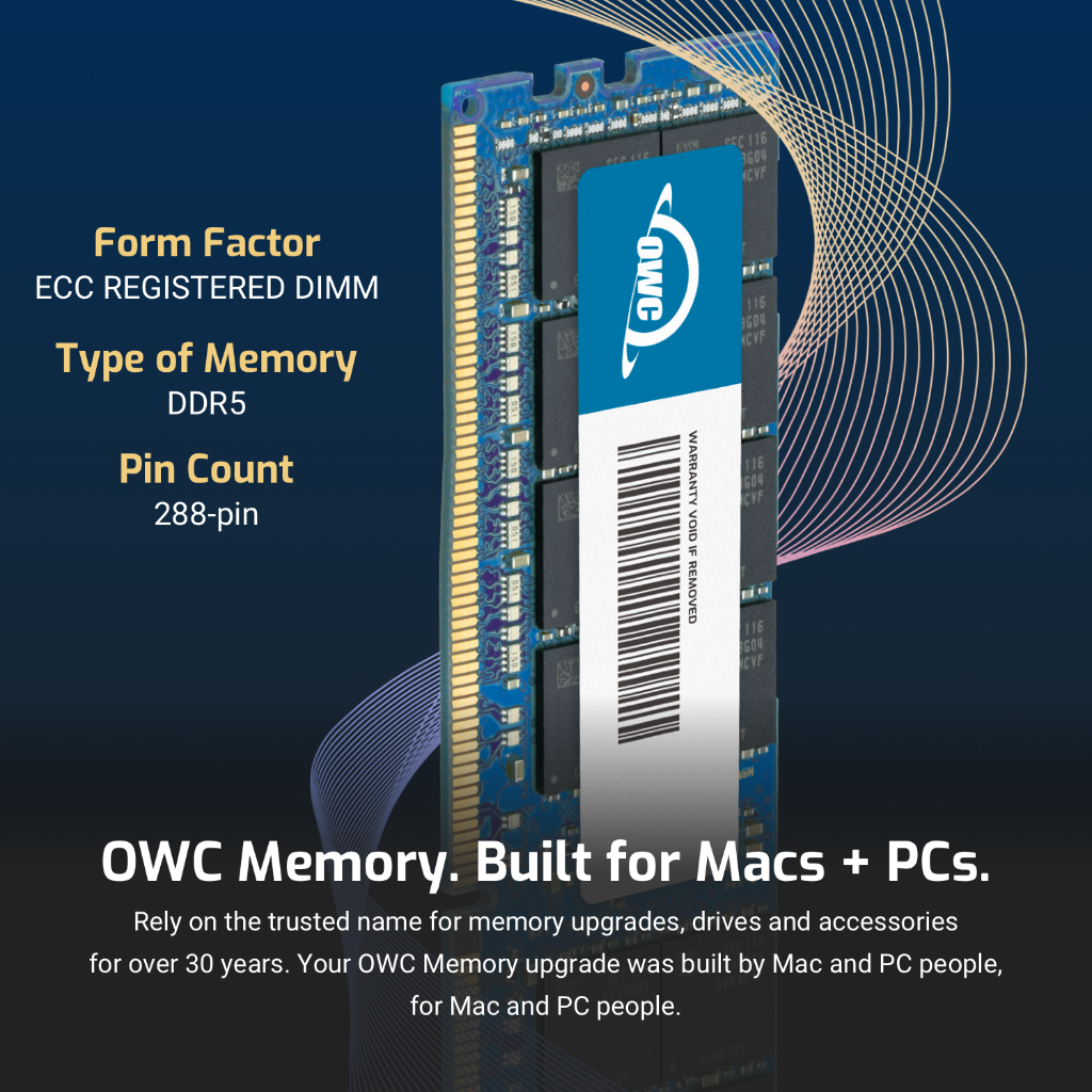OWC 32GB Memory RAM For Dell PowerEdge R660XS PowerEdge R760XS PowerEdge MX760C