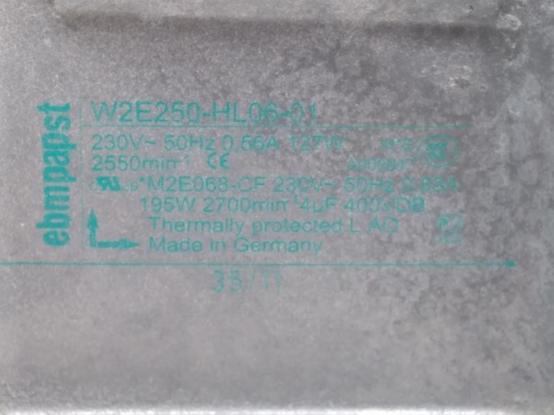 ebm-papst W2E250-HL06-01 Electric Control Cabinet Fan