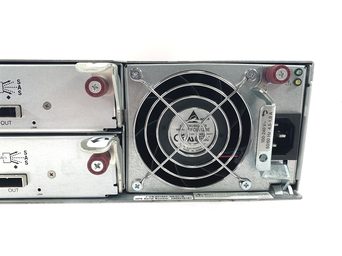 HPE MSA 2050 Q1J07A LFF Disk Enclosure 2x 6GB 876146-001 2x PSU *See Desc*