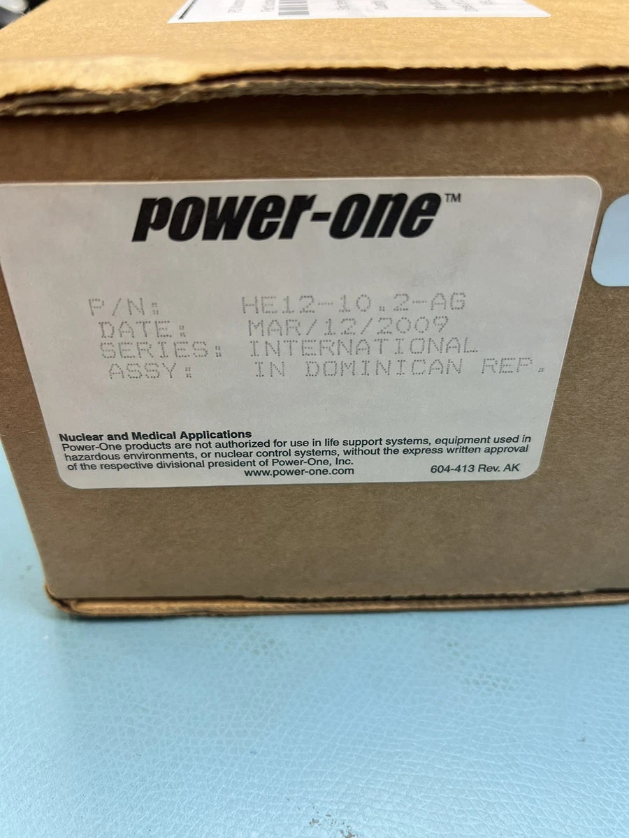 HE12-10.2-AG Power-One 1-OUTPUT AC-DC REG POWER SUPPLY MODULE