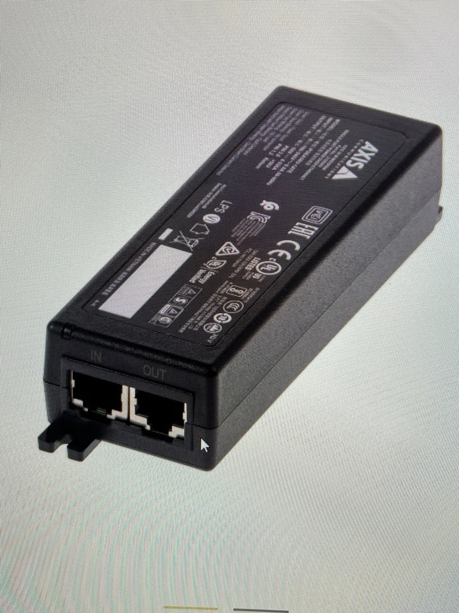 AXIS 30 W Midspan P/N: 02172-004 POE INJECTOR PLUG and PLAY 10/100/1000 Mbps