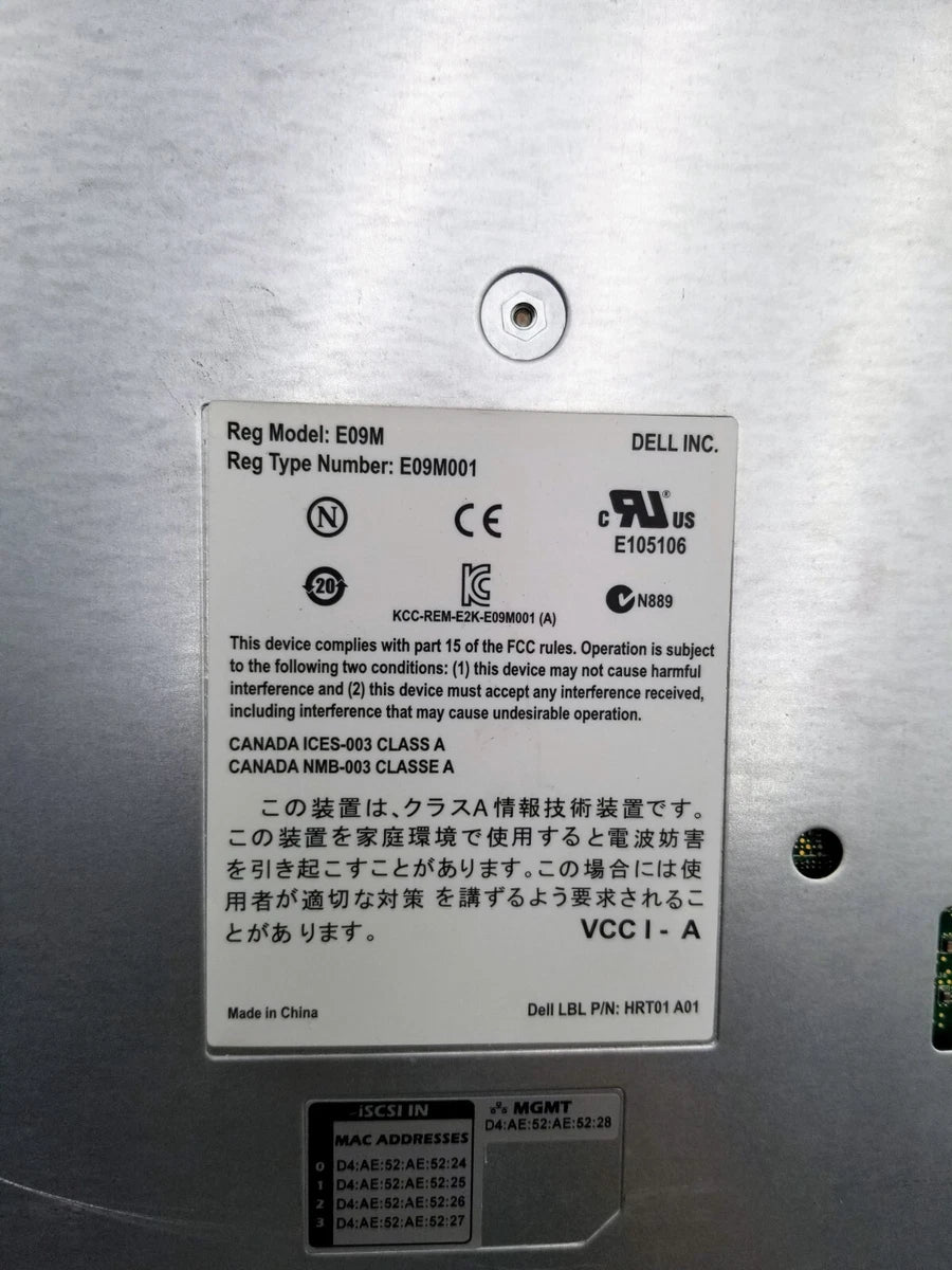 Dell Equallogic E09M001 Control Module 11