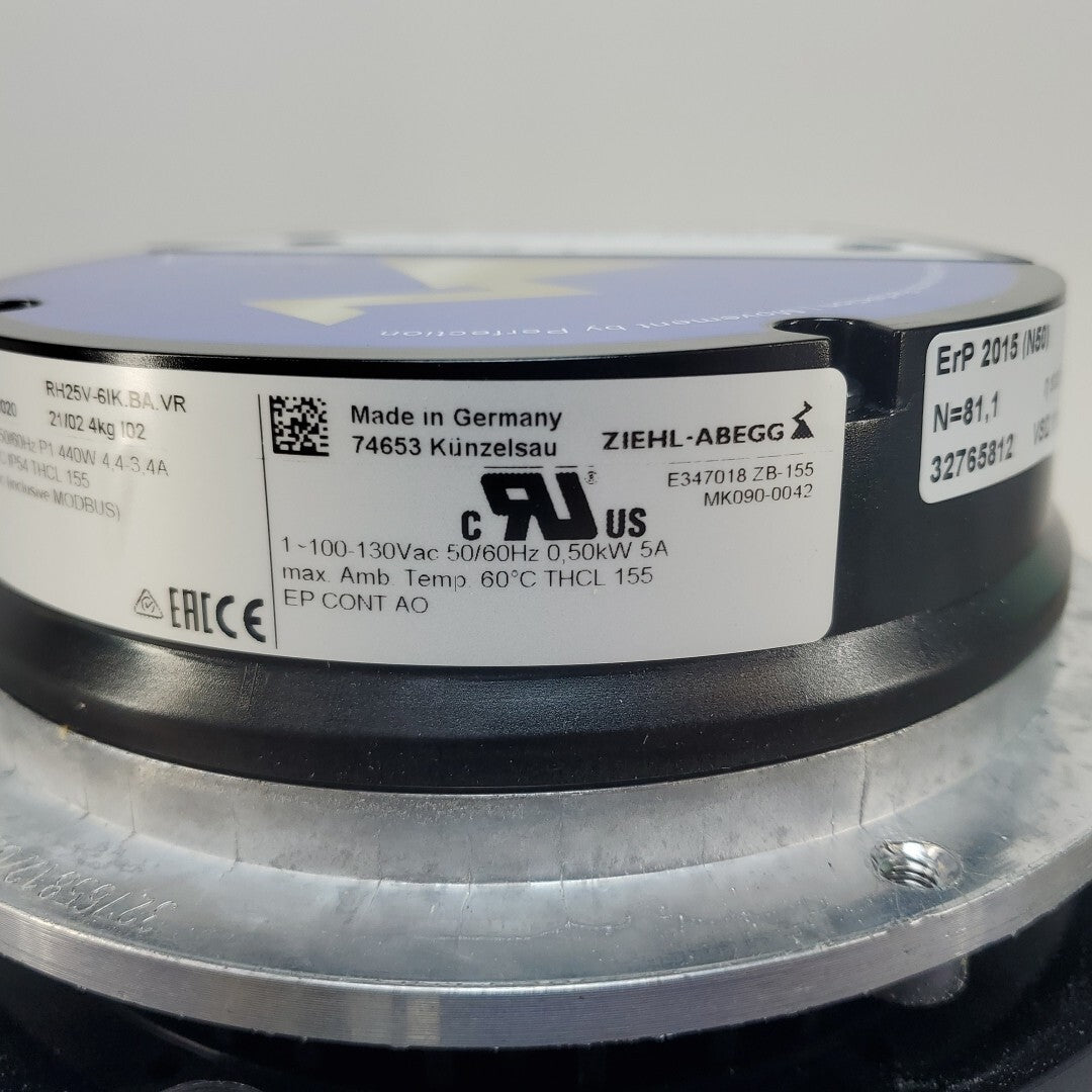 Ziehl-Abegg RH25V-6IK.BA.VR 100-130VAC 2780RPM Centrifugal Fan Cooling Fan