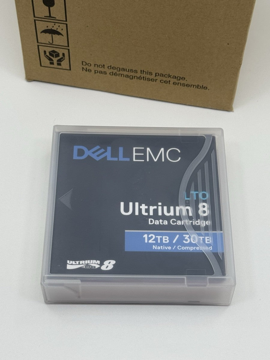 DELL EMC 0Y577J LTO ULTRIUM 8 DATA CARTRIDGE 12TB NATIVE 30TB COMPRESED Y577J