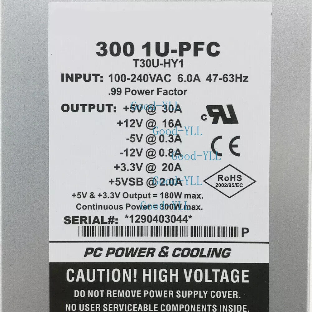 For 300W TURBO-COOL 300 1U-PFC T30U-HY1 For EDGE System Dedicated Power Supply