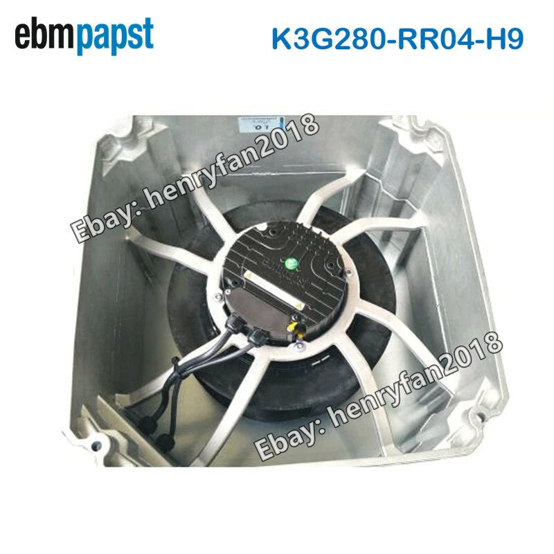 K3G280-RR04-H9 AC Ebmpapst Cooling Fan 200/277V 520W 2.3A For Siemens Motor Fan