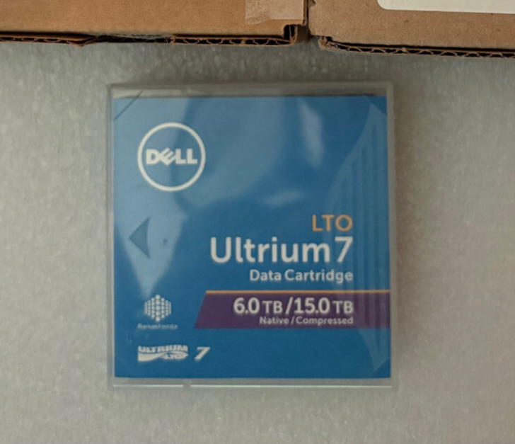 10 PK Dell 07J4HF LTO-7 Ultrium 7 6TB/15TB Data TAPE Cartridge (10 PACK 0RKH5D