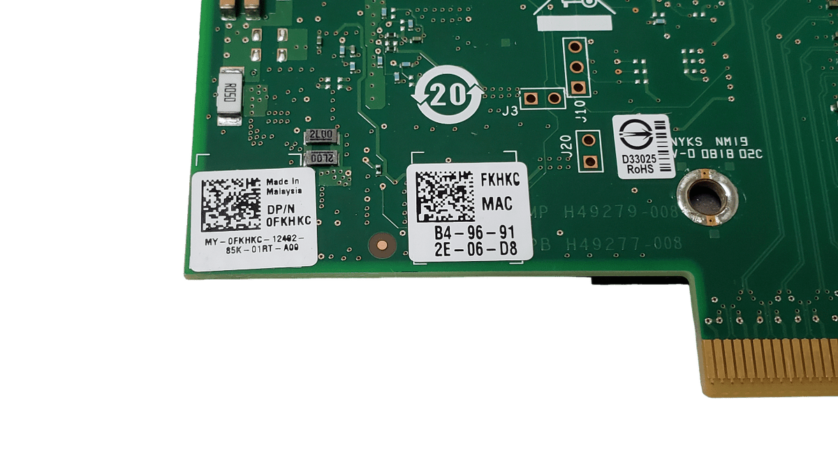 Dell X550-T2 Dual Port 10GB Network Adapter FKHKC Full Height Bracket|297706389967