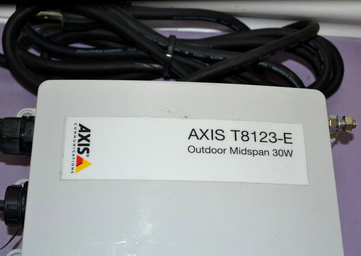 Axis T8123-E Outdoor Midspan 30W PoE With Injector, 1-Port, IP66 Weatherproof