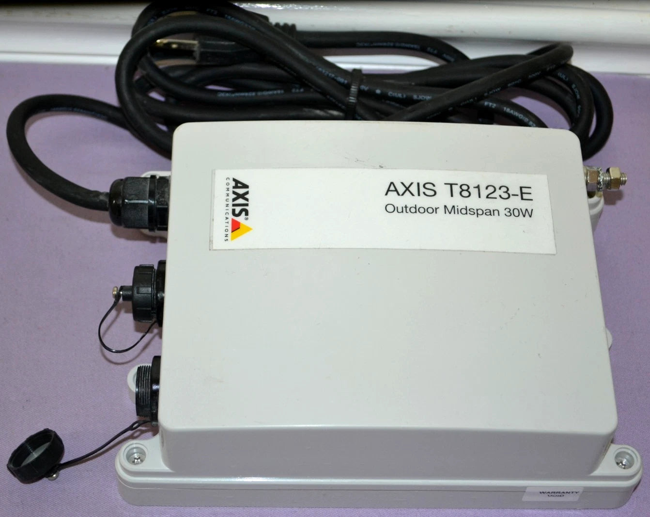 Axis T8123-E Outdoor Midspan 30W PoE With Injector, 1-Port, IP66 Weatherproof