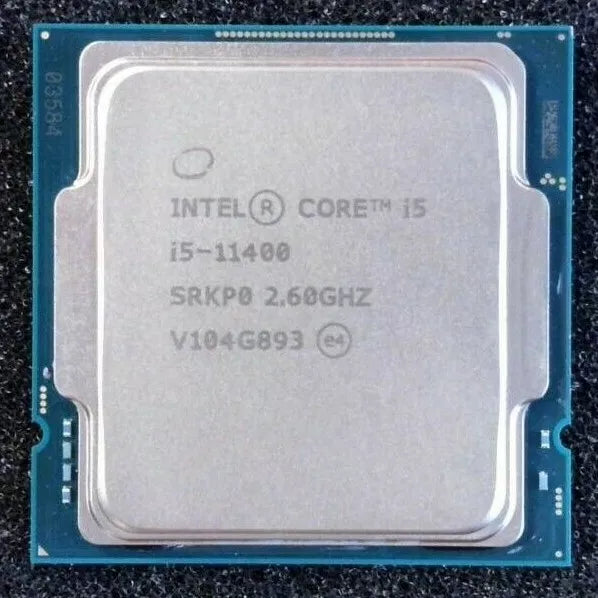 Intel i5-11400 2.6 GHz Cores up to 4.4 GHz Socket LGA1200 (Intel 500 Series & Select 400 Series Chipset) 65W (SRKP0)Desktop Processor