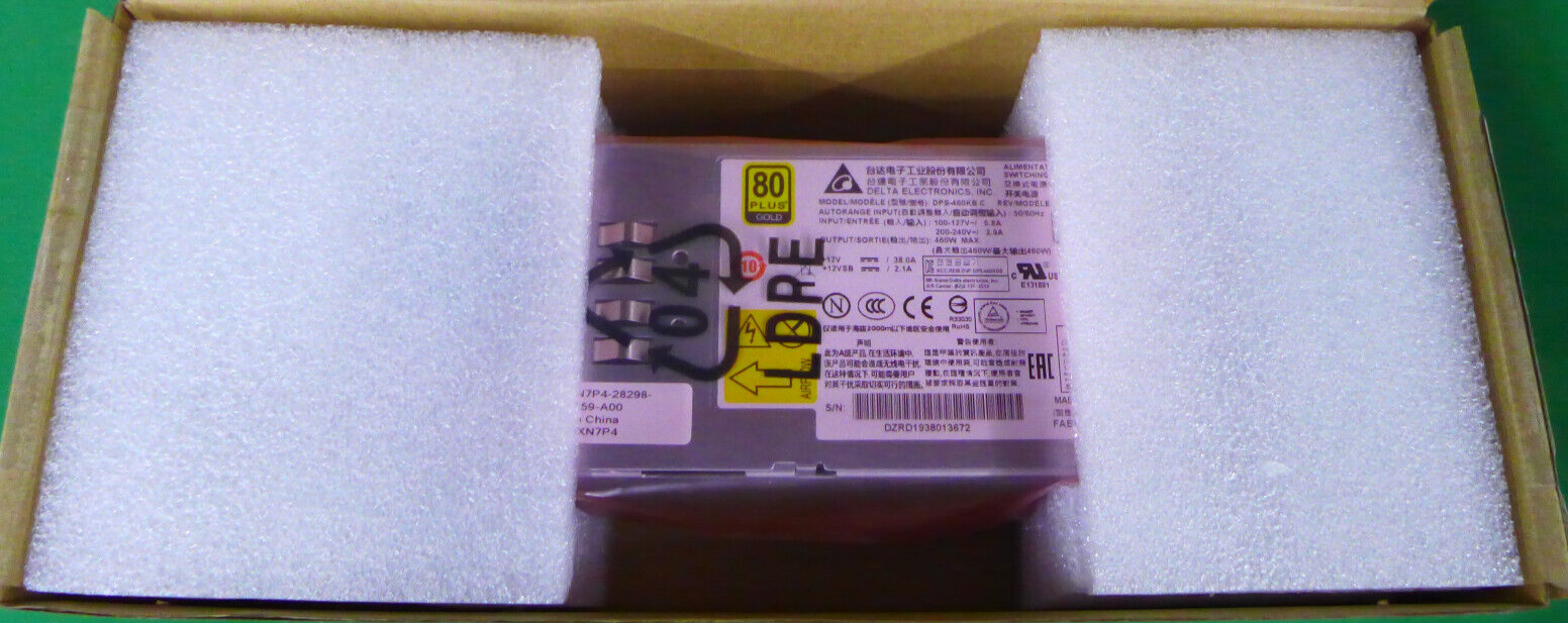 NEW Dell 460W 80 Gold Plus Power Supply Unit DPS-460KB-C XN7P4
