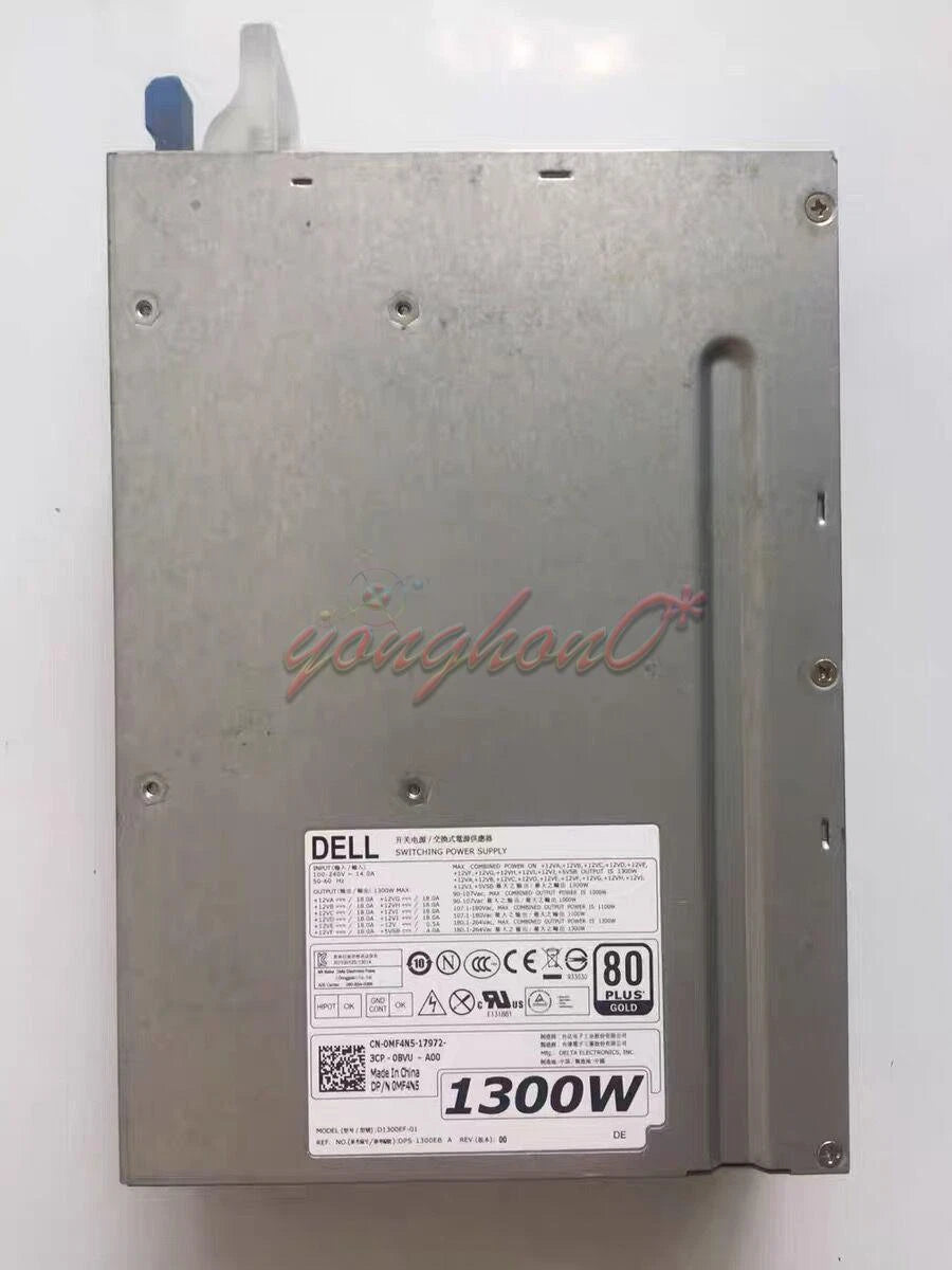 1PC DELL T7610 T7600 workstation 1300W power supply D1300EF-01 0MF4N5 Used