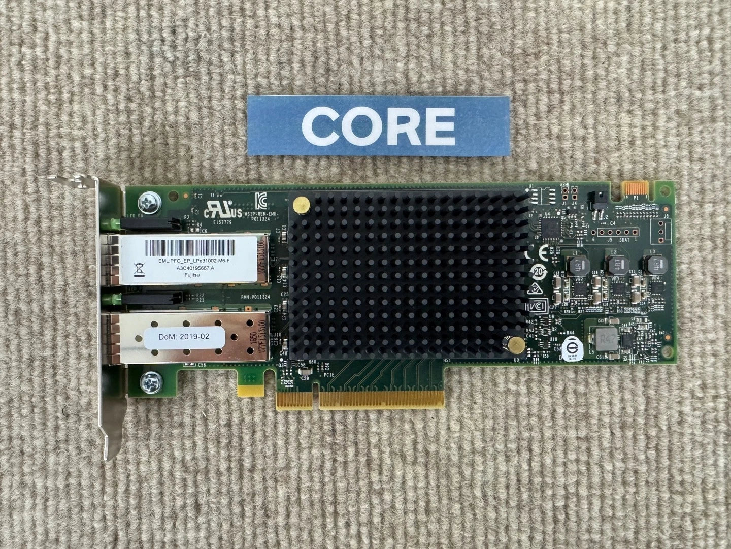 Fujitsu Emulex LPe31002-M6-F 2-Port 16Gb FC Adpaterl HBA Low Profile A3C40195667