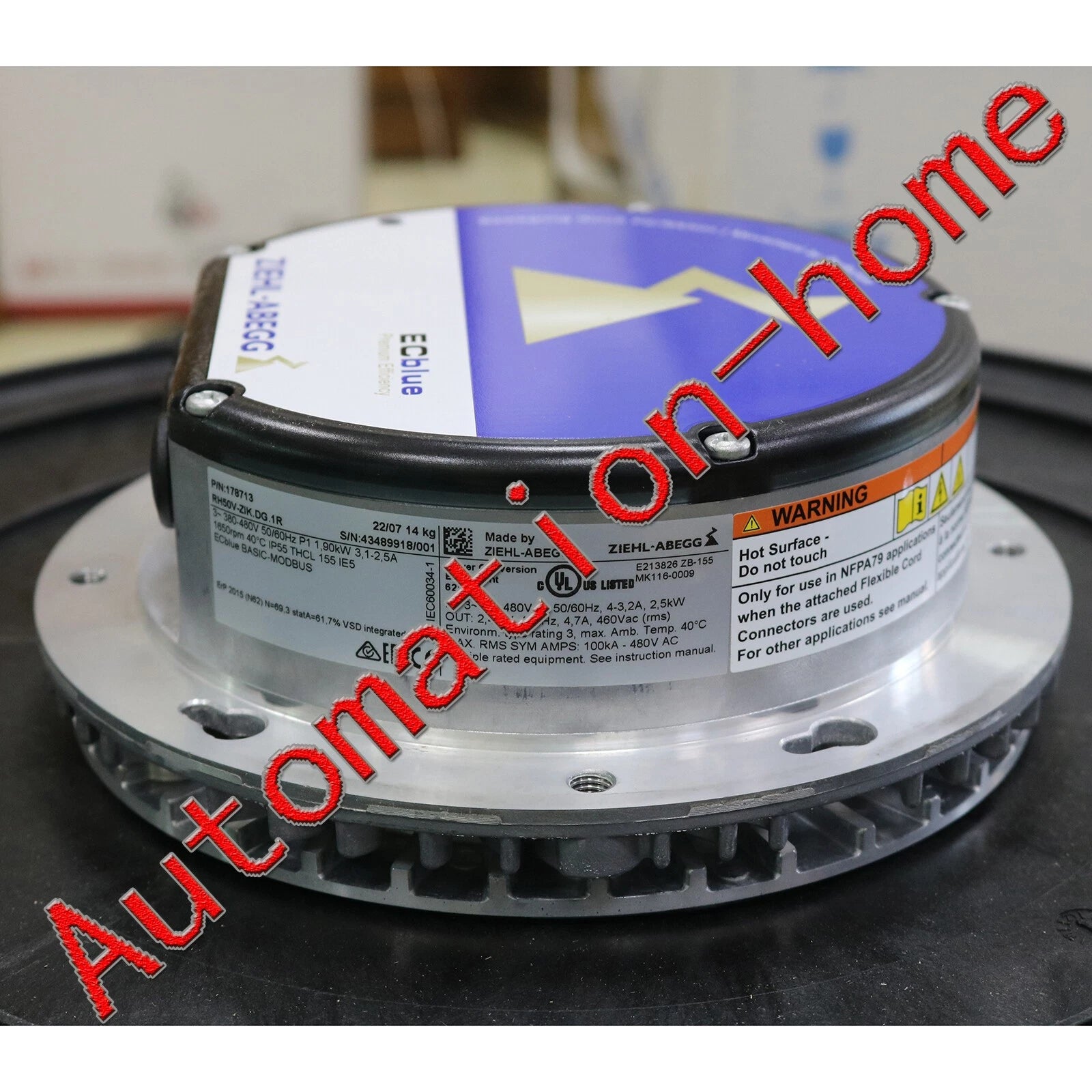1 Pc. NEW, RH50V-ZIK.DG.1R centrifugal fan FAST SHIP#XR