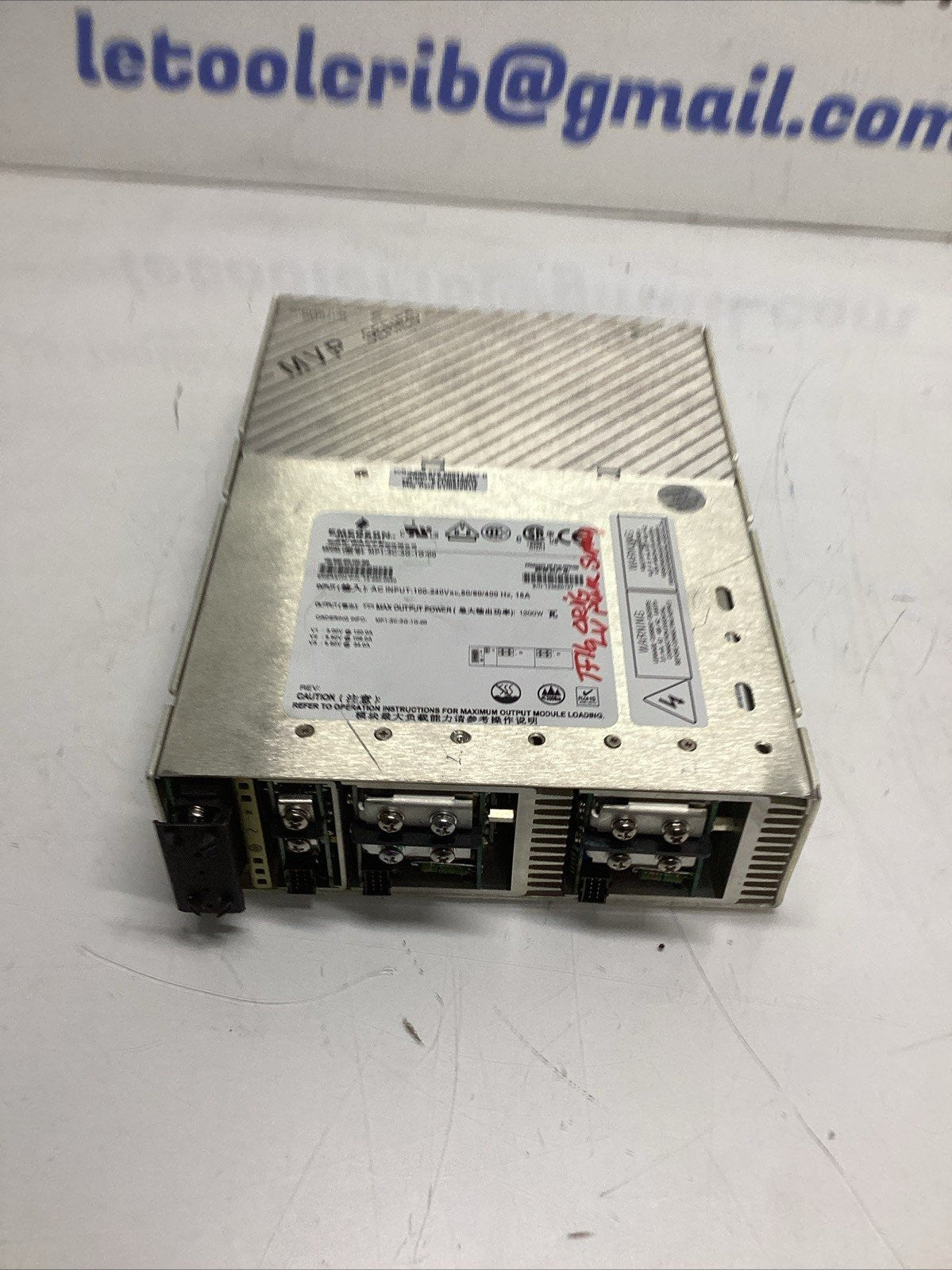 Emerson MVP Series MP1-3C-3G-1G-00 Power Supply 1200W R-988