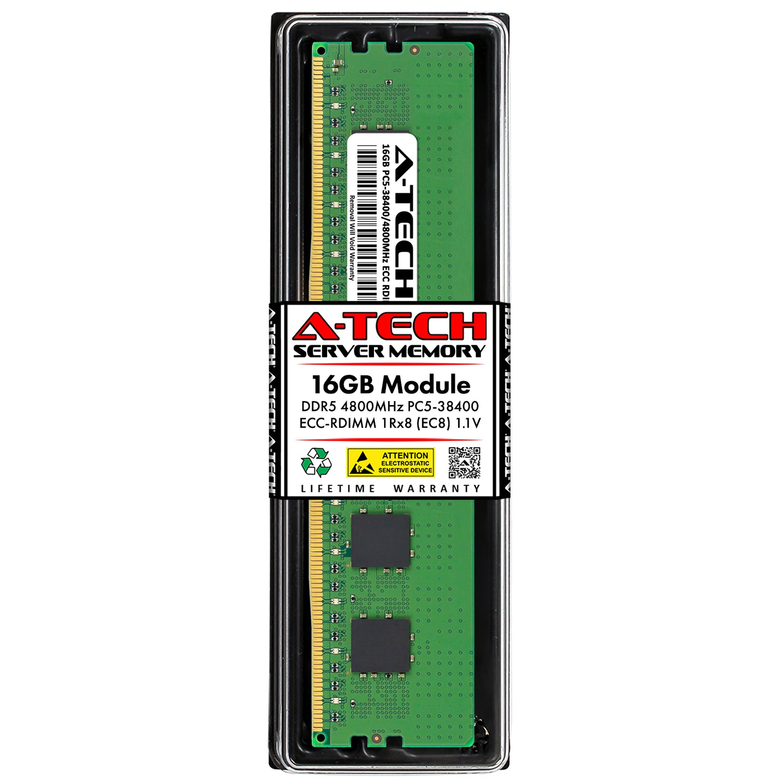 16GB DDR5 PC5-38400R EC8 RDIMM Dell SNP1V1N1C/16G Equivalent Server Memory RAM