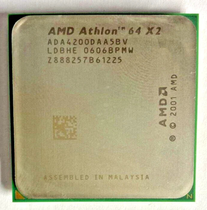AMD ADA4200DAA5BV / CD Athlon 64 X2 4200+ 2.2GHz 2x512KB L2 Socket- 939 Pins Desktop Processor