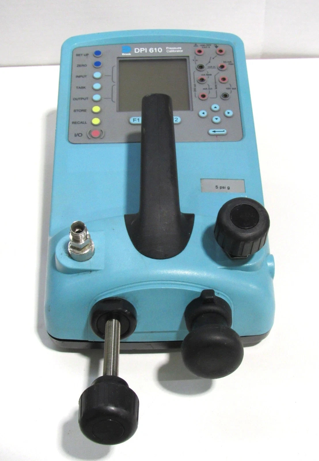 Druck DPI 610 Portable Pressure Calibrator 5 psi g P/N DK344 Power Tested