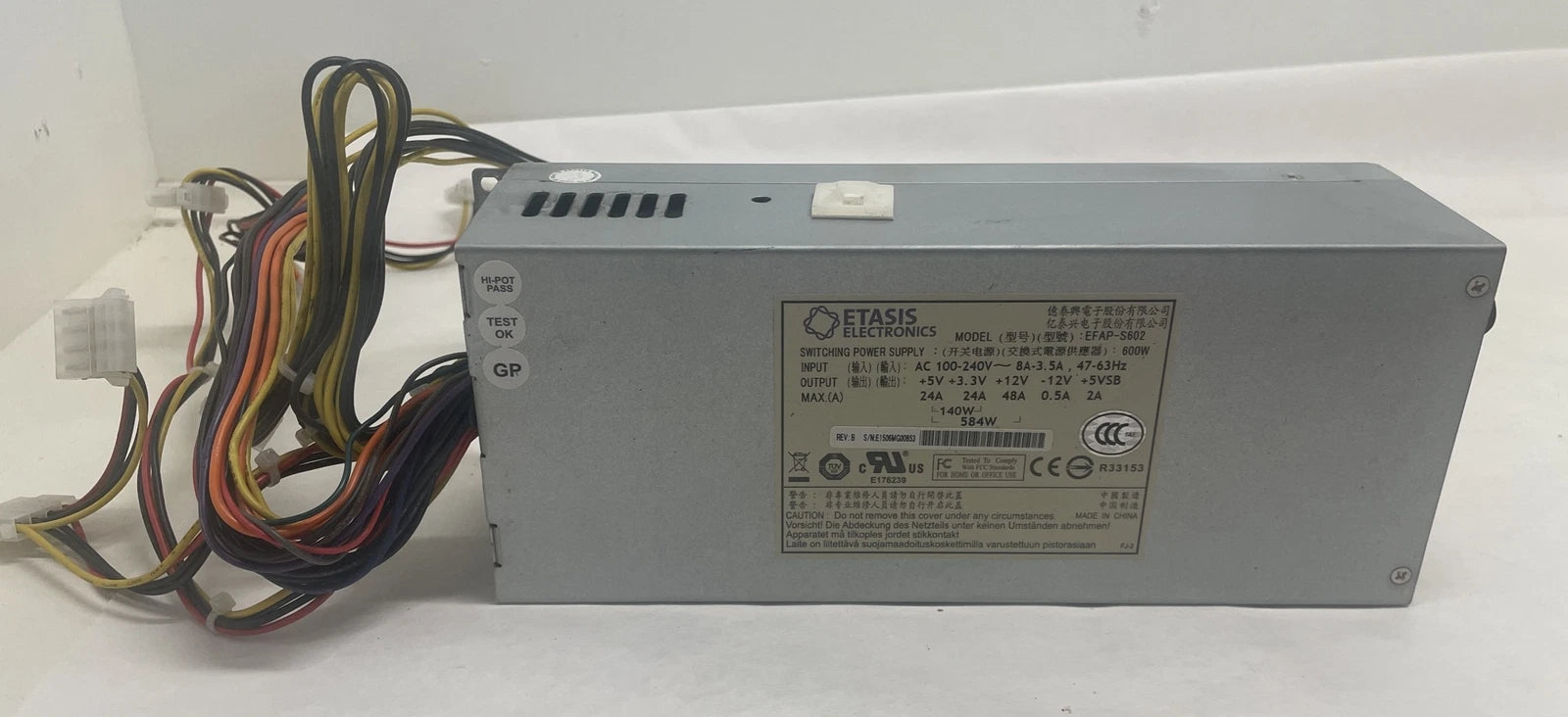 Etasis EFAP-S702 600W 2U Switching Power Supply 100-240V 8-3.5A
