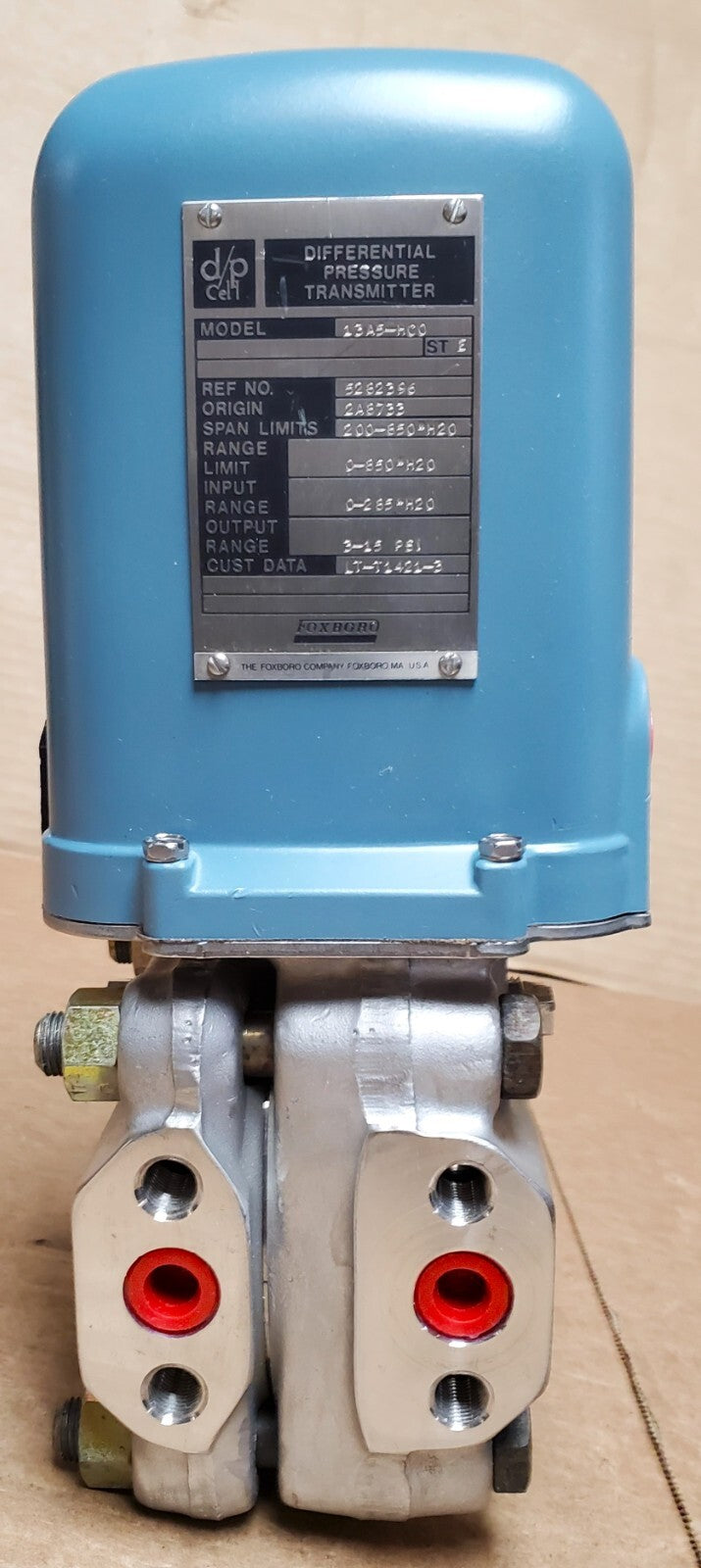 Foxboro 13A5-HC0 (Hastelloy C Differential Pressure Transmitter