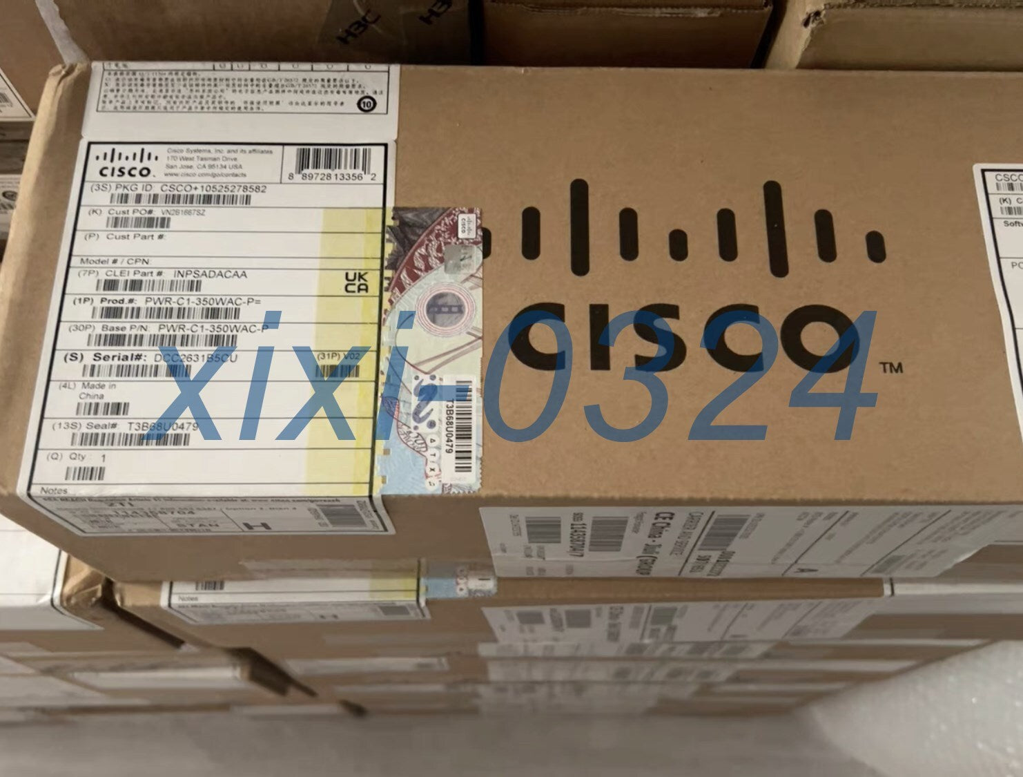 NEW Cisco PWR-C1-350WAC-P 3850/9300poe switch power supply DHL shipping