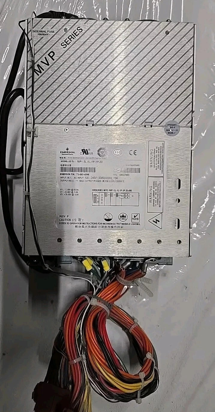 2x Emerson MVP SERIES MP1-3L-1L-1P-1P-30 ASTEC PSE2-230-H-072 P/N 73-690-4096