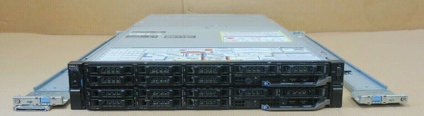 Dell PowerEdge FX2S Switched Rackmount Chassis + 2x FC830 Blade Node CTO Servers