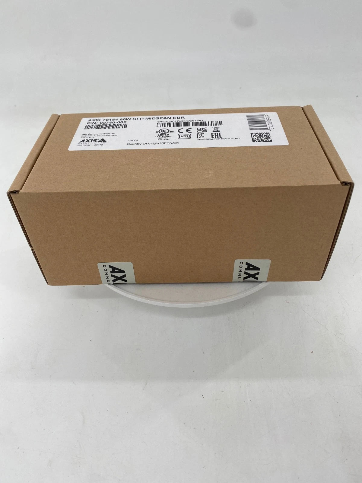 Axis T8154 60W SFP Midspan 02740-002 New Sealed