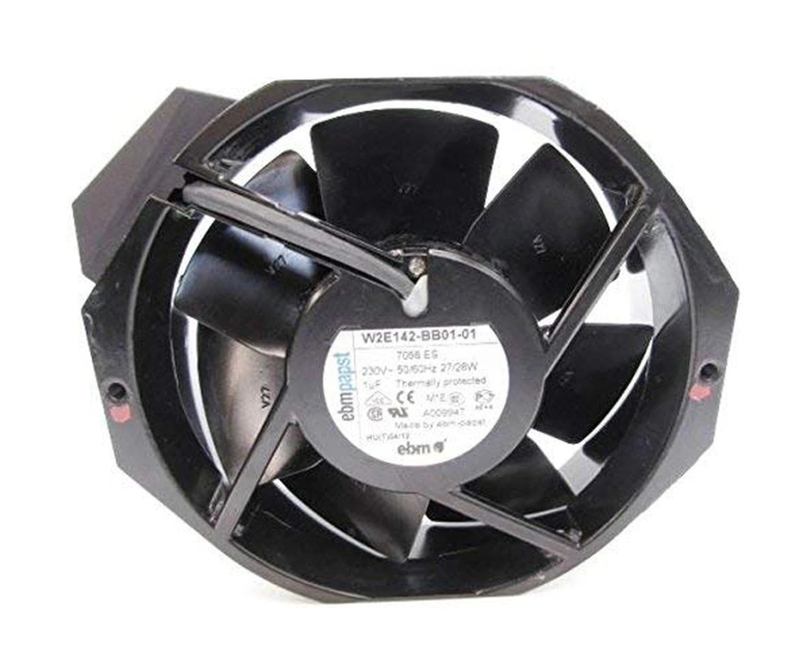 ebm-papst W2E142-BB01-01 230V 60Hz 28W Thermally Protected Fan 6 Inch Diameter
