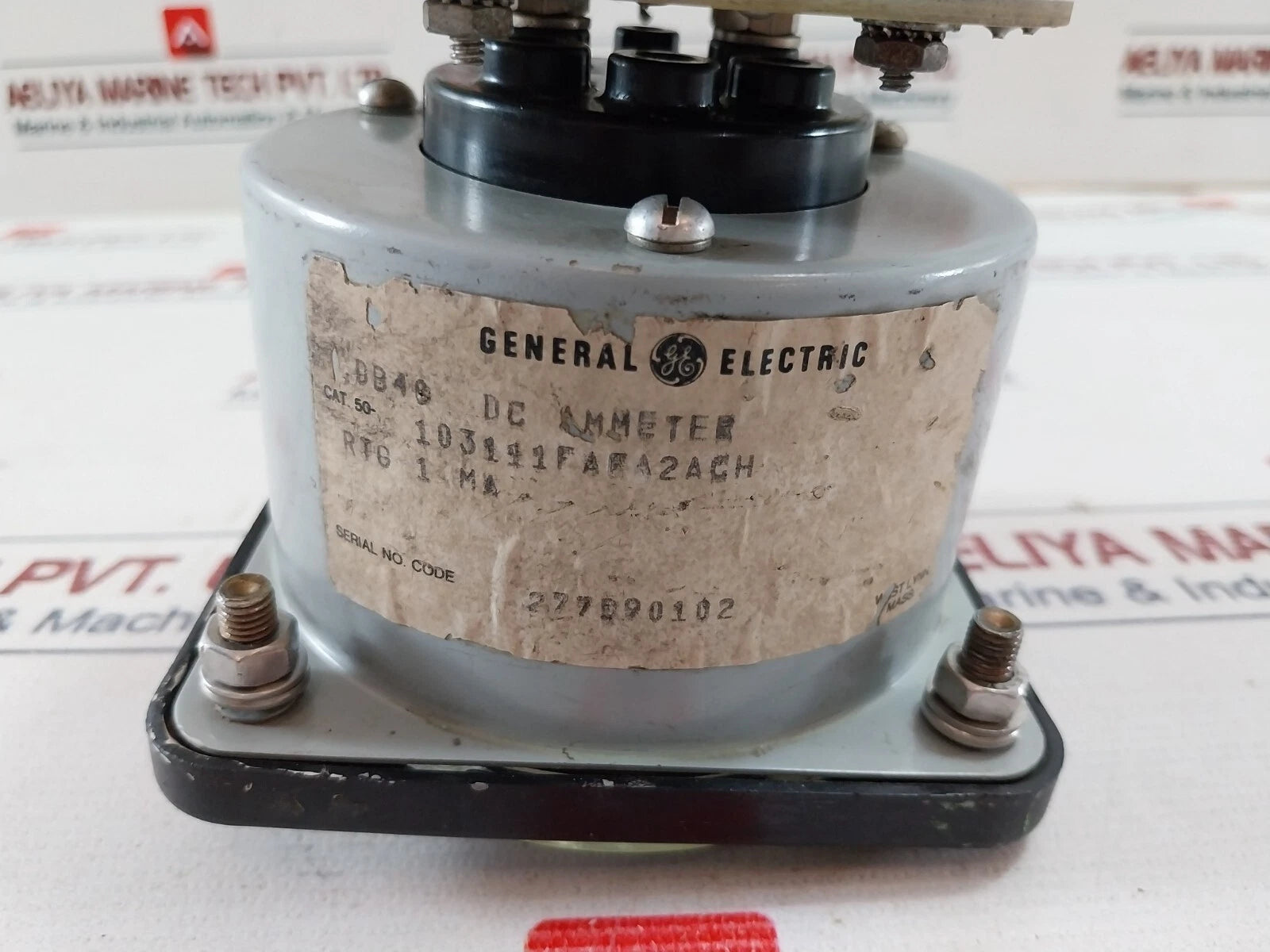 General Electric DB40 DC Ammeter Precise Industrial Current Measurement Device