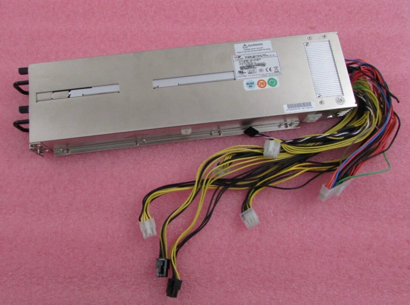 Zippy EMACS M1K2-5C01V4H 1200w 1U Redundant Server Power Supply w/ 2x Pwr Module