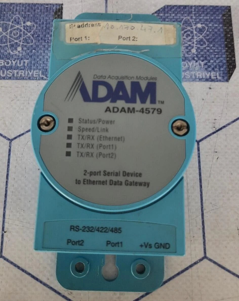 ADAM-4579 RS-232/422/485 2-PORT SERIAL DEVICE TO ETHERNET DATA GATEVAY