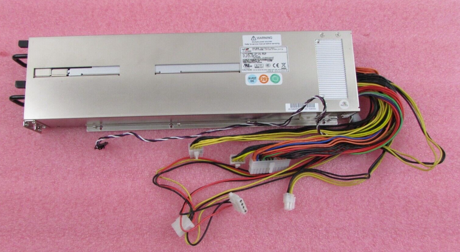 Zippy EMACS M1K2-5A01V4H 1U Redundant Form 1000W 2x M1K-2A00V Modules PWR System
