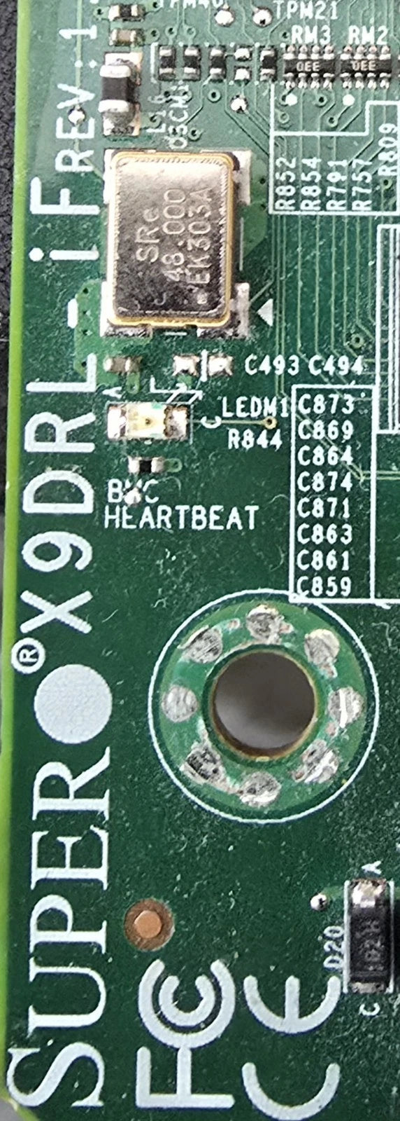 Supermicro X9DRL-iF Server Motherboard Dual Intel E5-2620V4 CPU High-Performance ATX