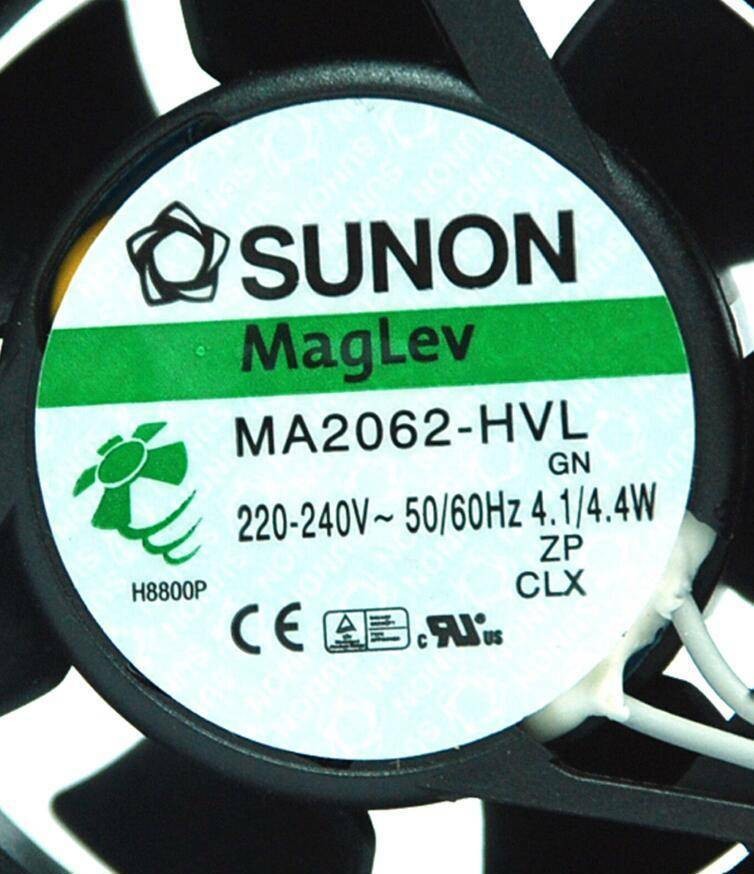 SUNON AC FAN MA2062-HVL GN AC220-240V 50/60HZ 4.1/4.4W 60X60X25MM