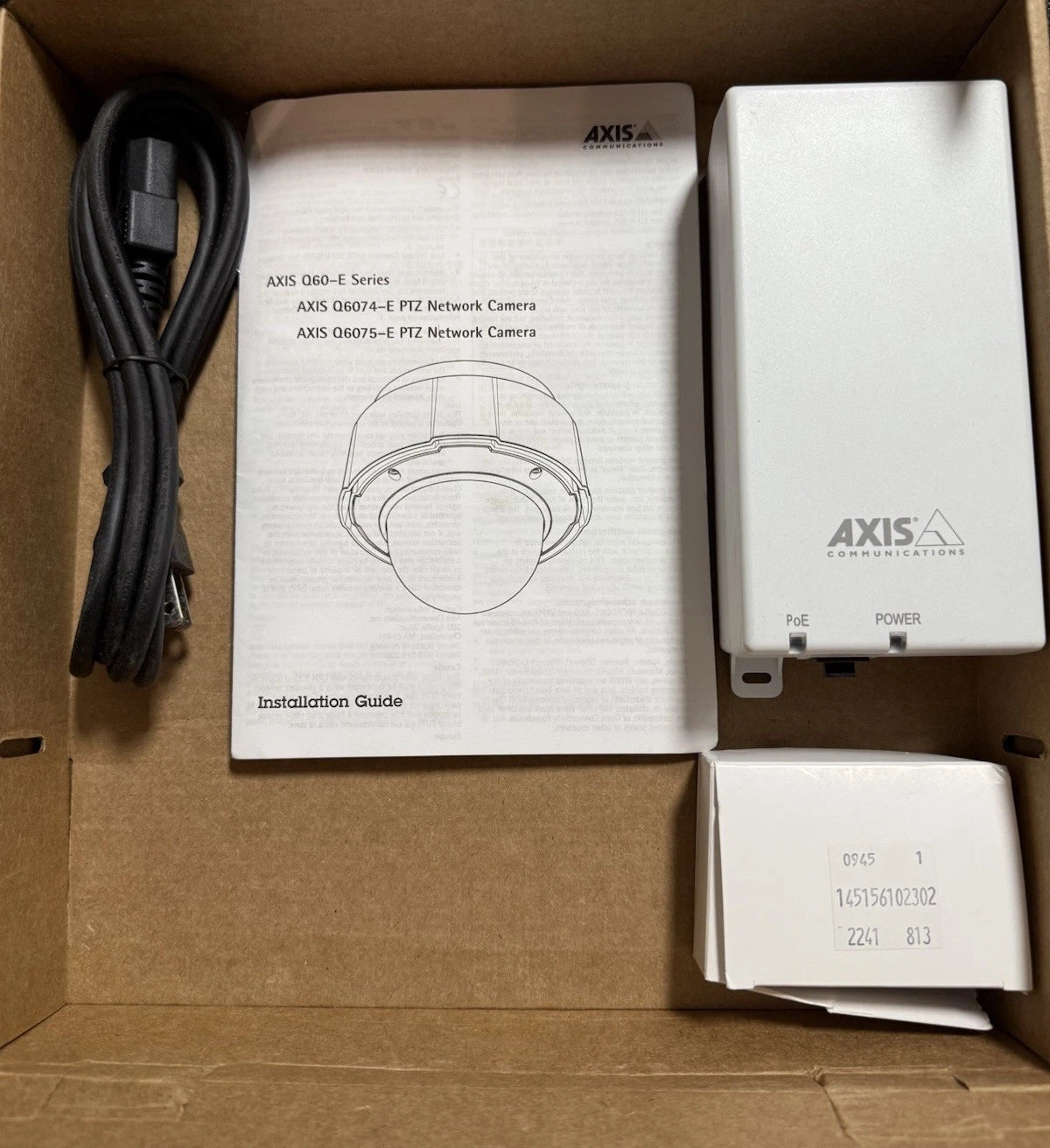 Axis Communications T8154 60W SFP Mid Span POE60S-1BT New (READ