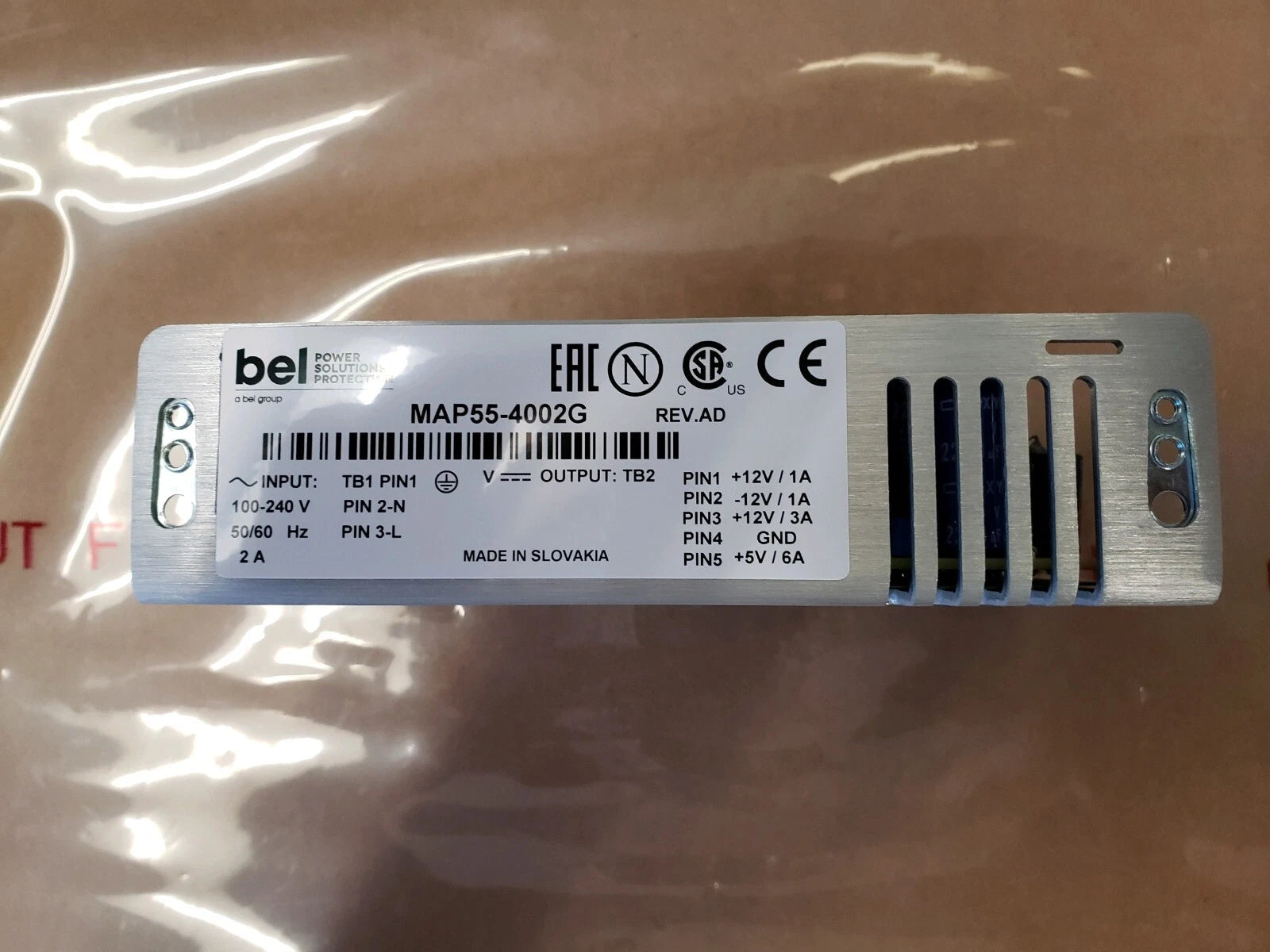 GENUINE POWER ONE POWER SUPPLY # MAP55-4002G / MAP55-4002