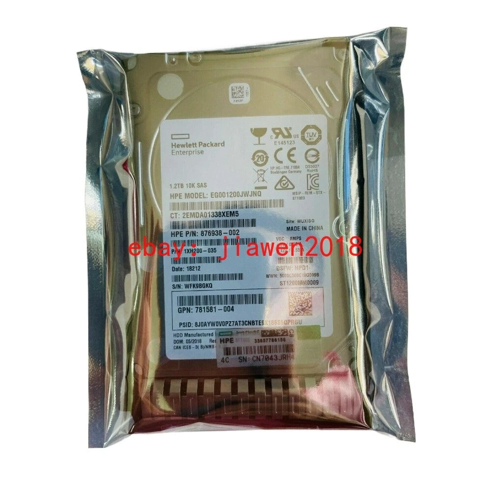 HP 781518-B21 1.2TB 12G SAS 10K 2.5" SFF SAS HDD 781578-001